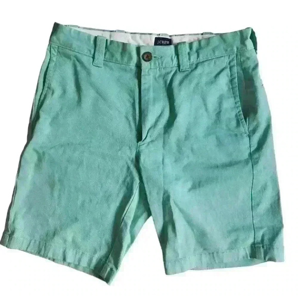 J Crew Chino Shorts Size 28 Turquoise and Salmon Color 2 pairs - Picture 2 of 9